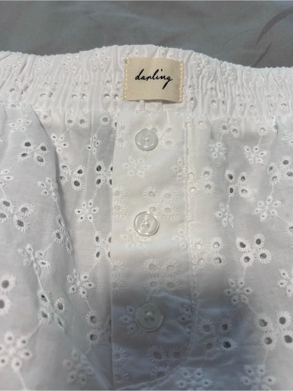 Wild Fable White Eyelet Lace Lounge Sleep Shorts Size XXL